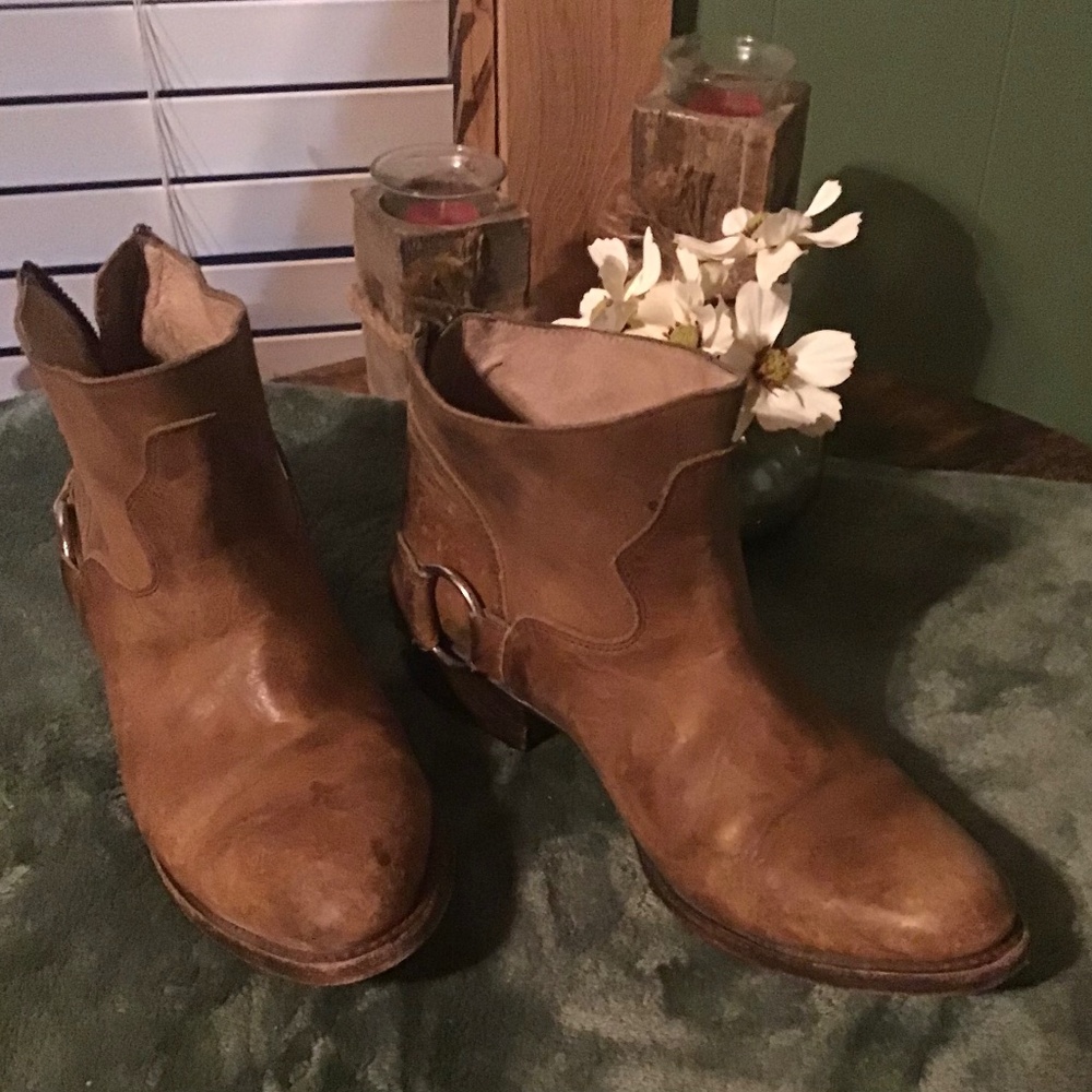 Freebird Hotel Ankle Harness Booties 8 M